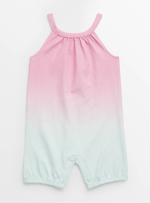 Pink Ombre Sleeveless Romper 3-6 months